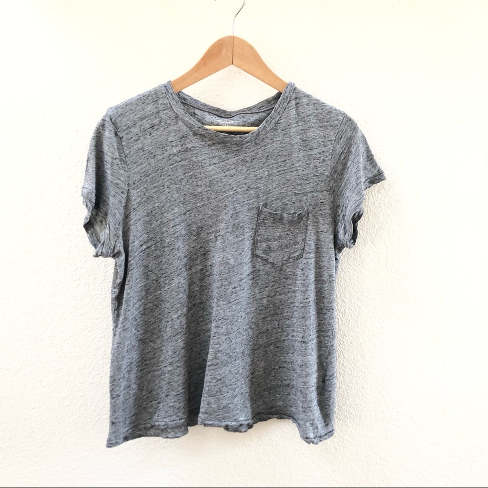 Madewell Heathered Gray T Shirt